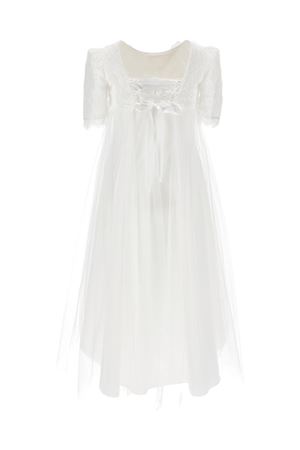 white cotton dress MONNALISA KIDS | 71G90679100001